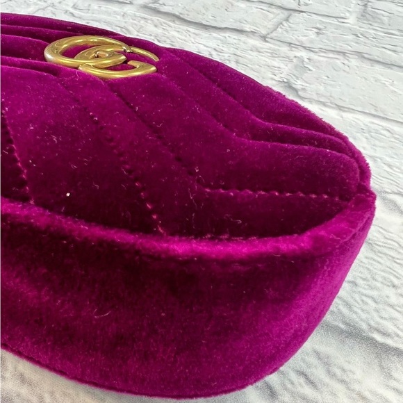 Gucci GG Marmont velvet Bumbag (belt bag) - Picture 6 of 7